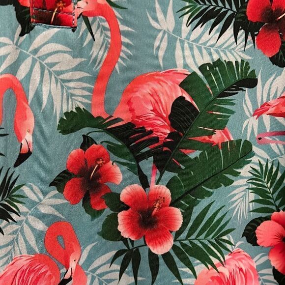 Yatta Golf Men’s Medium Flamingo Golf Polo - Picture 4 of 6